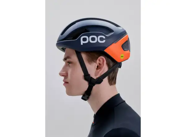 POC Omne Air MIPS cestná prilba Apatite Navy Matt/Fluorescent Orange Matt