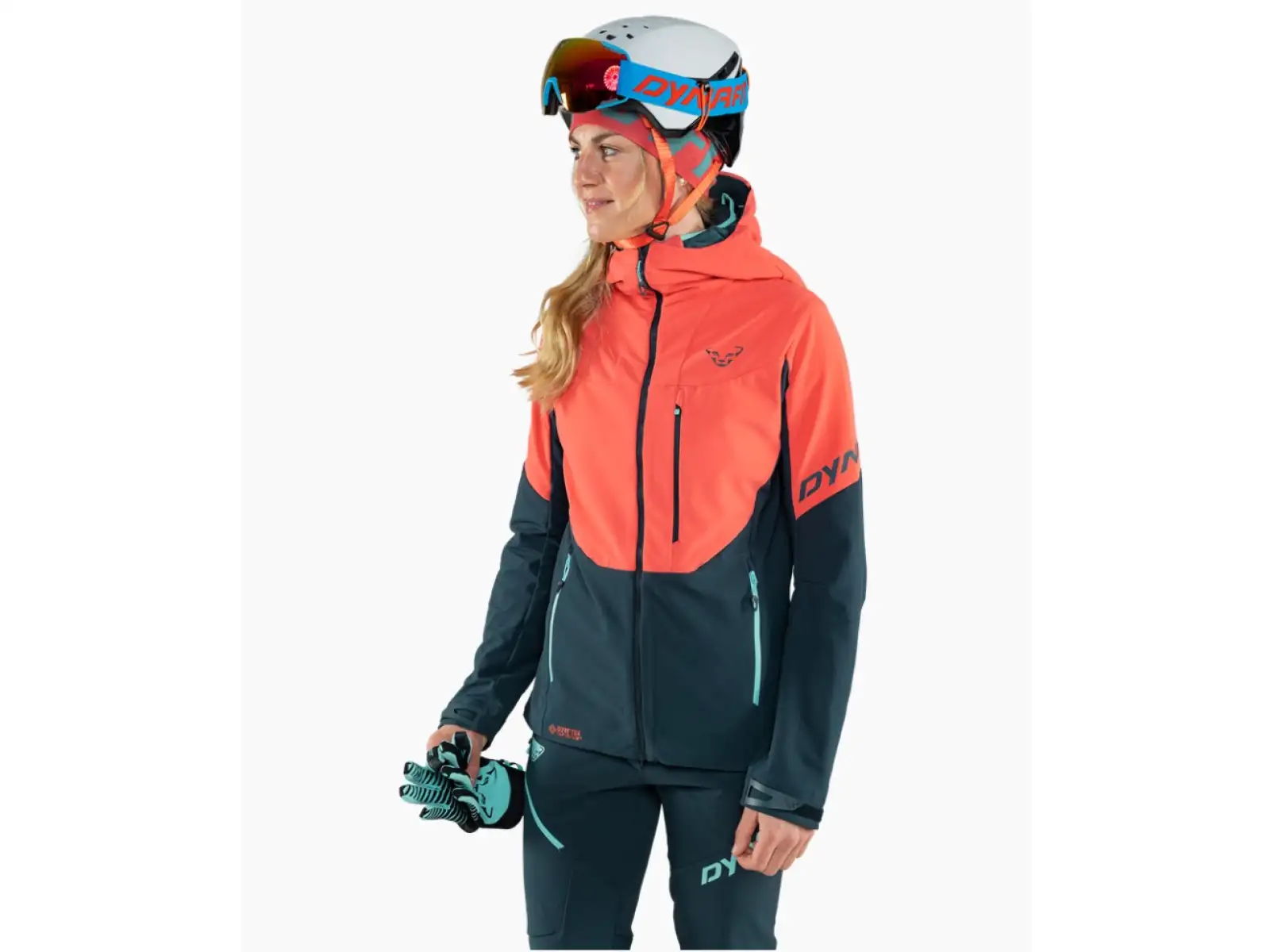 Dynafit Radical Infinium Hybrid Dámska bunda Hot Coral