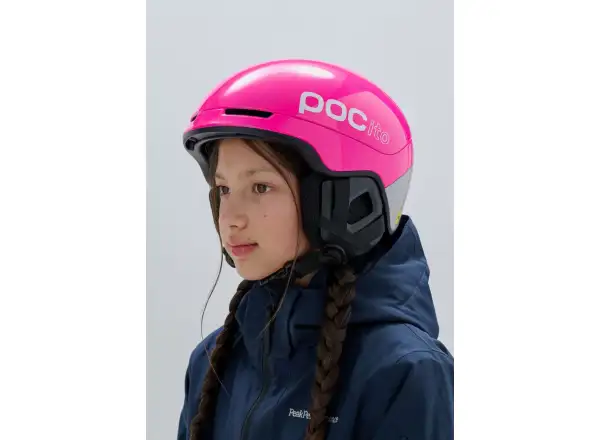 POC POCito Obex detská lyžiarska prilba Fluorescent Pink