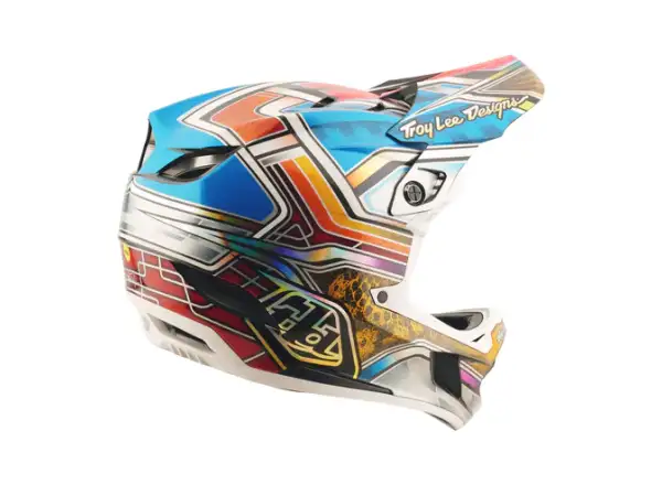 Troy Lee Designs D4 Carbon prilba Lowrider Blue