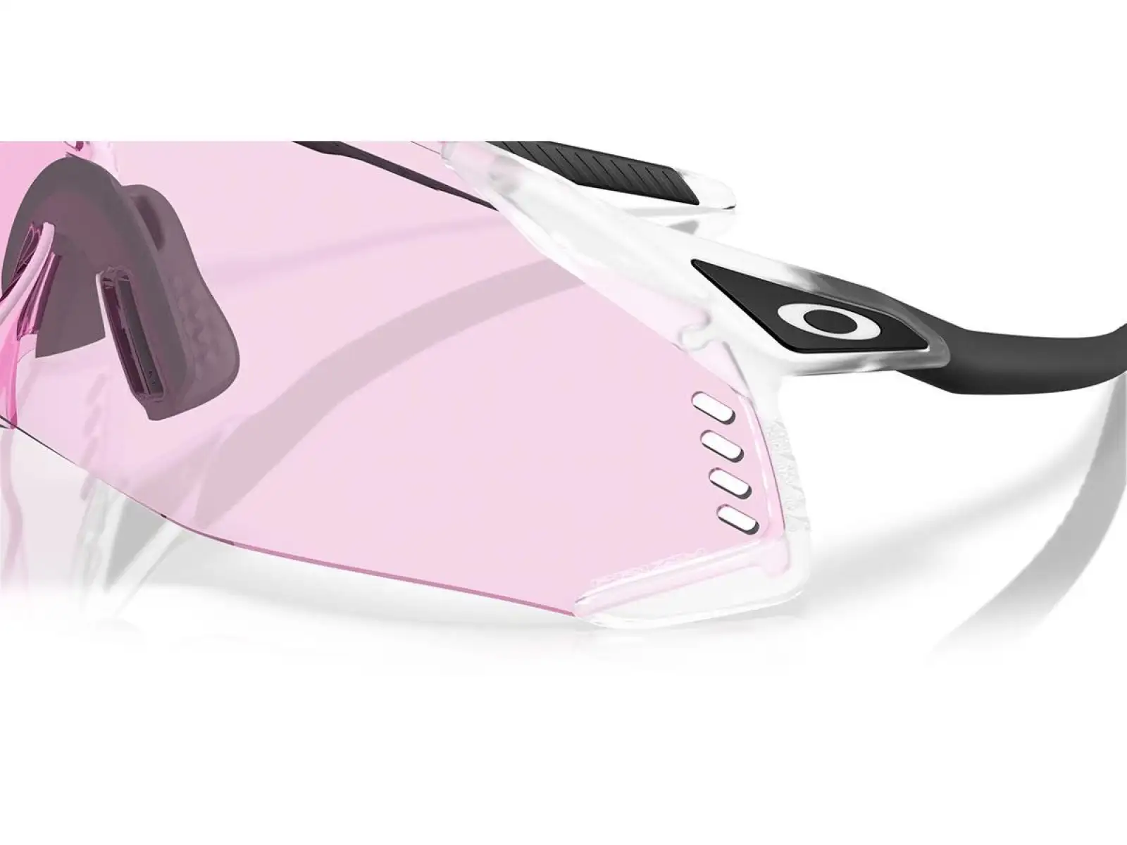 Oakley Velo Kato cyklistické okuliare Matte Clear/Prizm Low Light