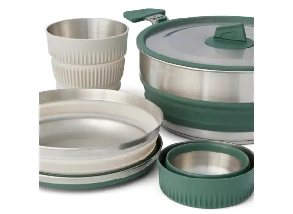 Sea to Summit Detour Stainless Steel Collapsible One Pot Cook Set 3L skladací hrniec v sade