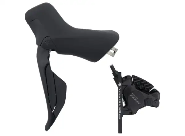 Shimano 105 Di2 BR-R7170 + ST-R7170 kotúčová brzda zadná (pravá), J-kit, polymer