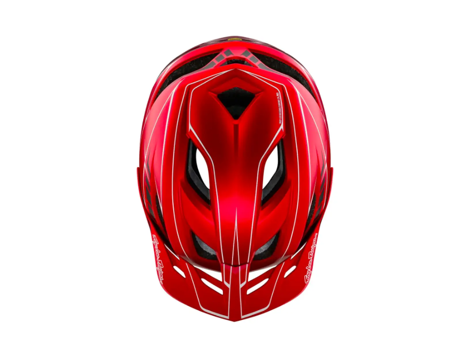 Troy Lee Designs Flowline SE Mips prilba Pinstripe Red