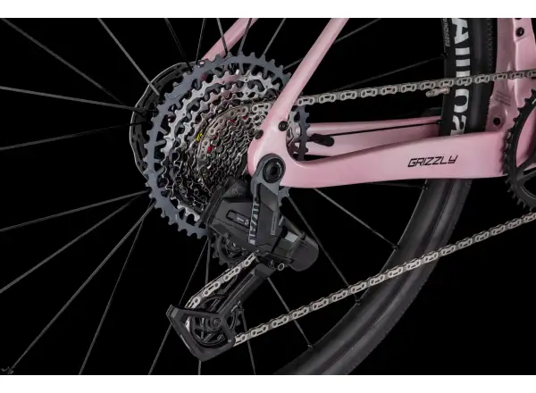 4Ever Grizzly AXS gravel bicykel Coral/Black