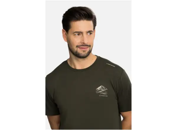 Viking Lenta Bamboo pánske tričko krátky rukáv Olive