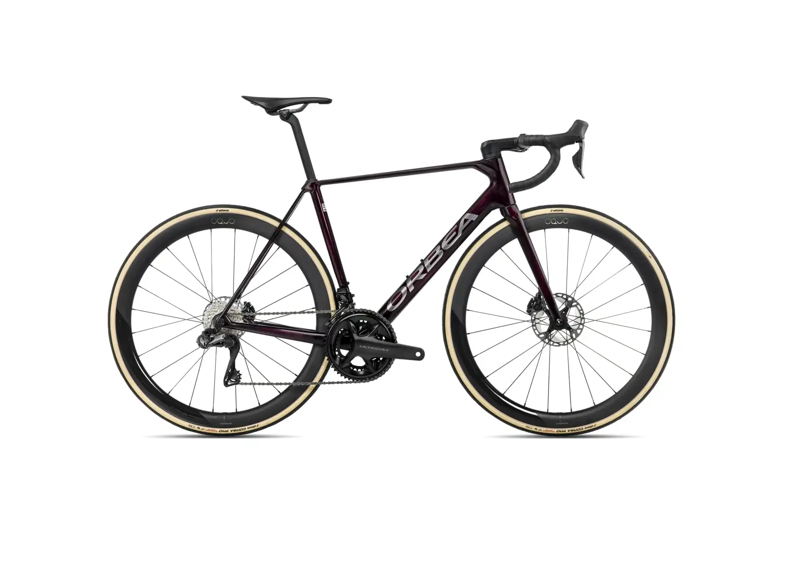 Orbea ORCA M20iLTD PWR cestný bicykel Wine Red-Titanium