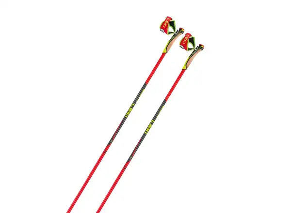 Leki HRC Marathon bežecké palice bright red/neon yellow/black