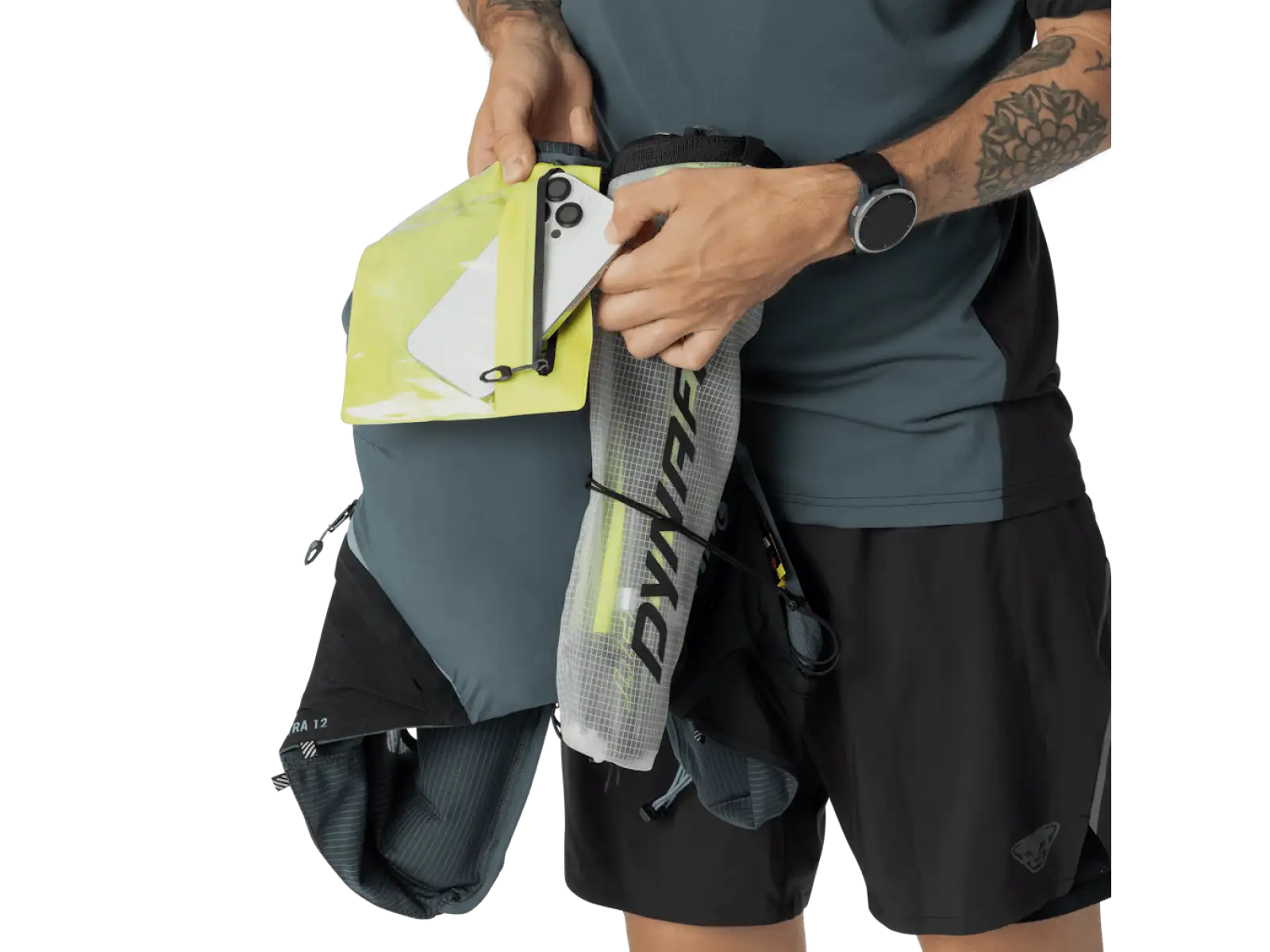 Dynafit Ultra 12 l bežecká vesta Cloud Blue/Cinder