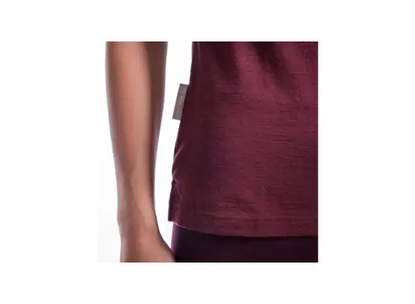 Sensor Merino Air PT Hills dámske tričko krátky rukáv Port Red