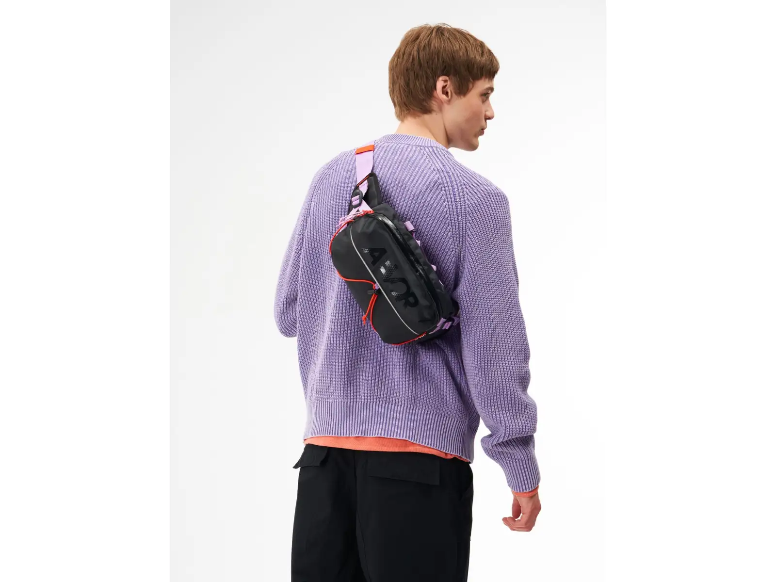 Aevor taštička přes rameno/ledvinka/cyklo řídítka AEVOR Bar Bag PROOF DUAL DIP VIOLETT RUS