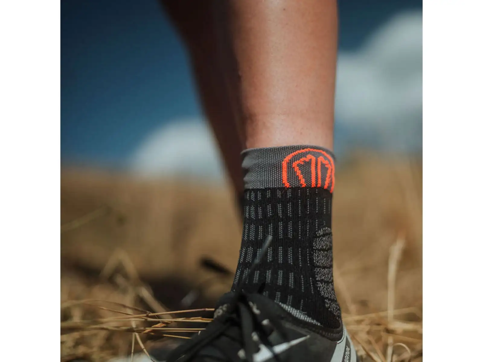 Ponožky Sidas T-Free Trail Running Black/Grey