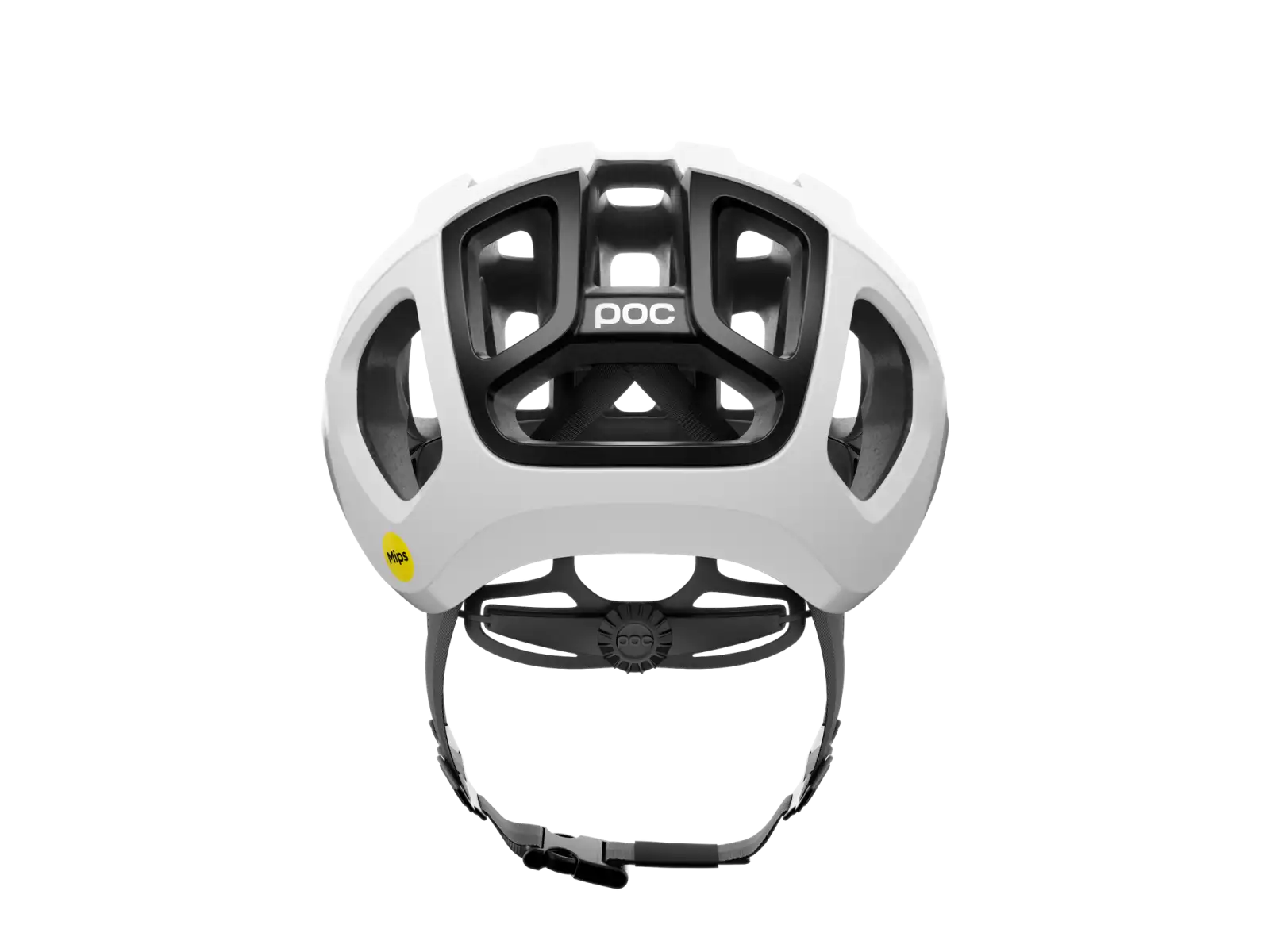 POC Ventral Air WF MIPS Hydrogen cestná prilba White/Uranium Black Matt