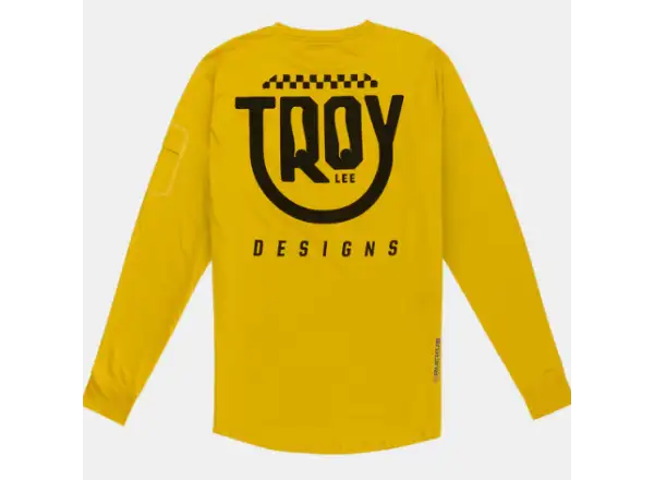 Troy Lee Designs Ruckus Ride Tee pánsky dres dlhý rukáv Eyez Safron