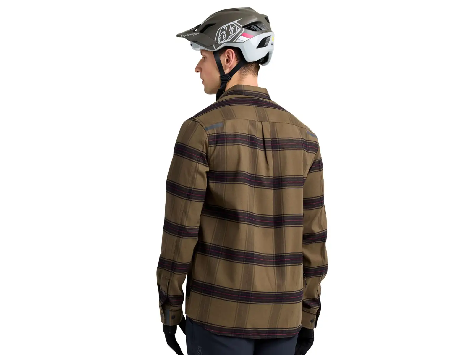 Troy Lee Designs Grind Flannel pánska košeľa Dark Pine.