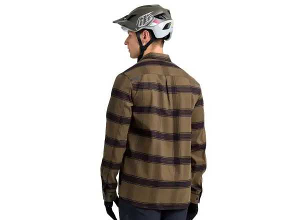 Troy Lee Designs Grind Flannel pánska košeľa Dark Pine.