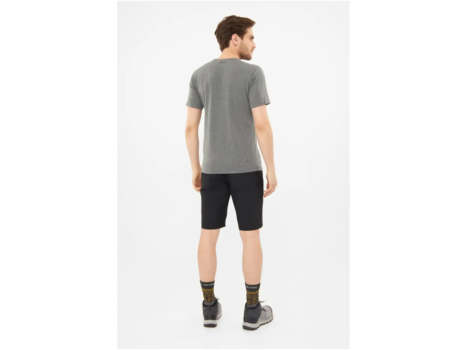 Viking Lako pánske tričko krátky rukáv dark grey
