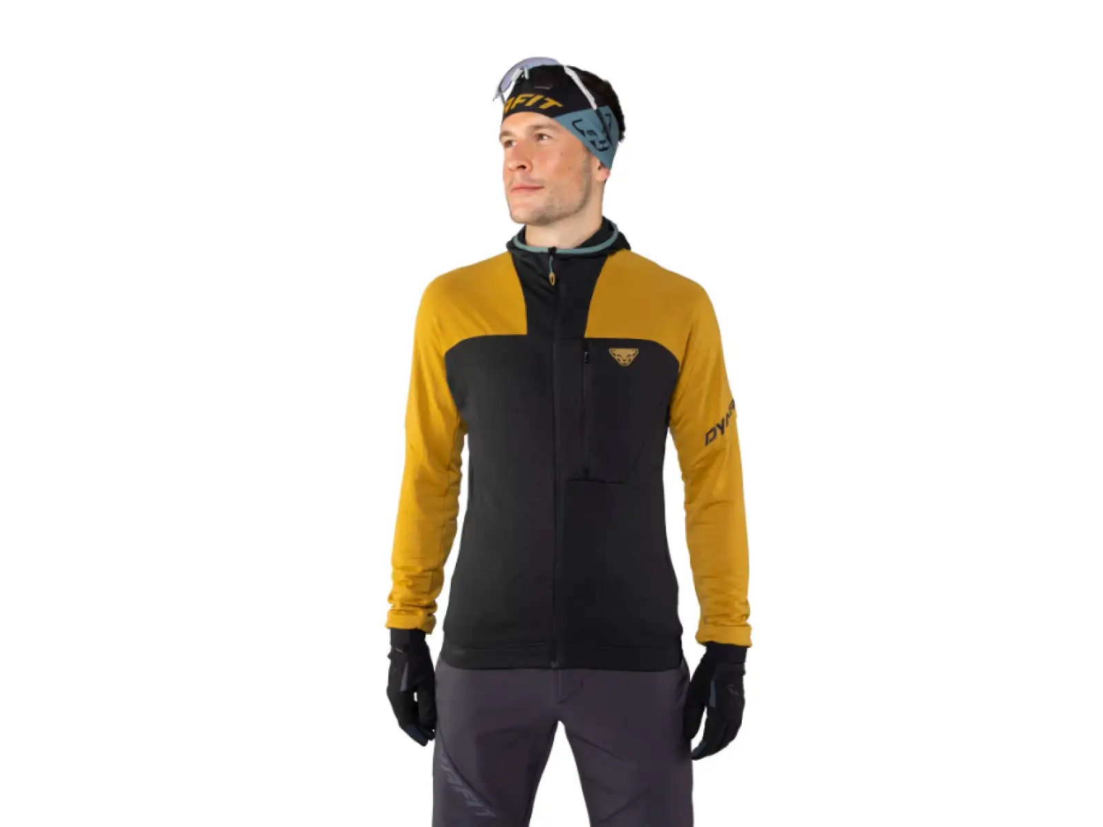 Dynafit Speed Polartec Hooded pánska bunda Tobacco