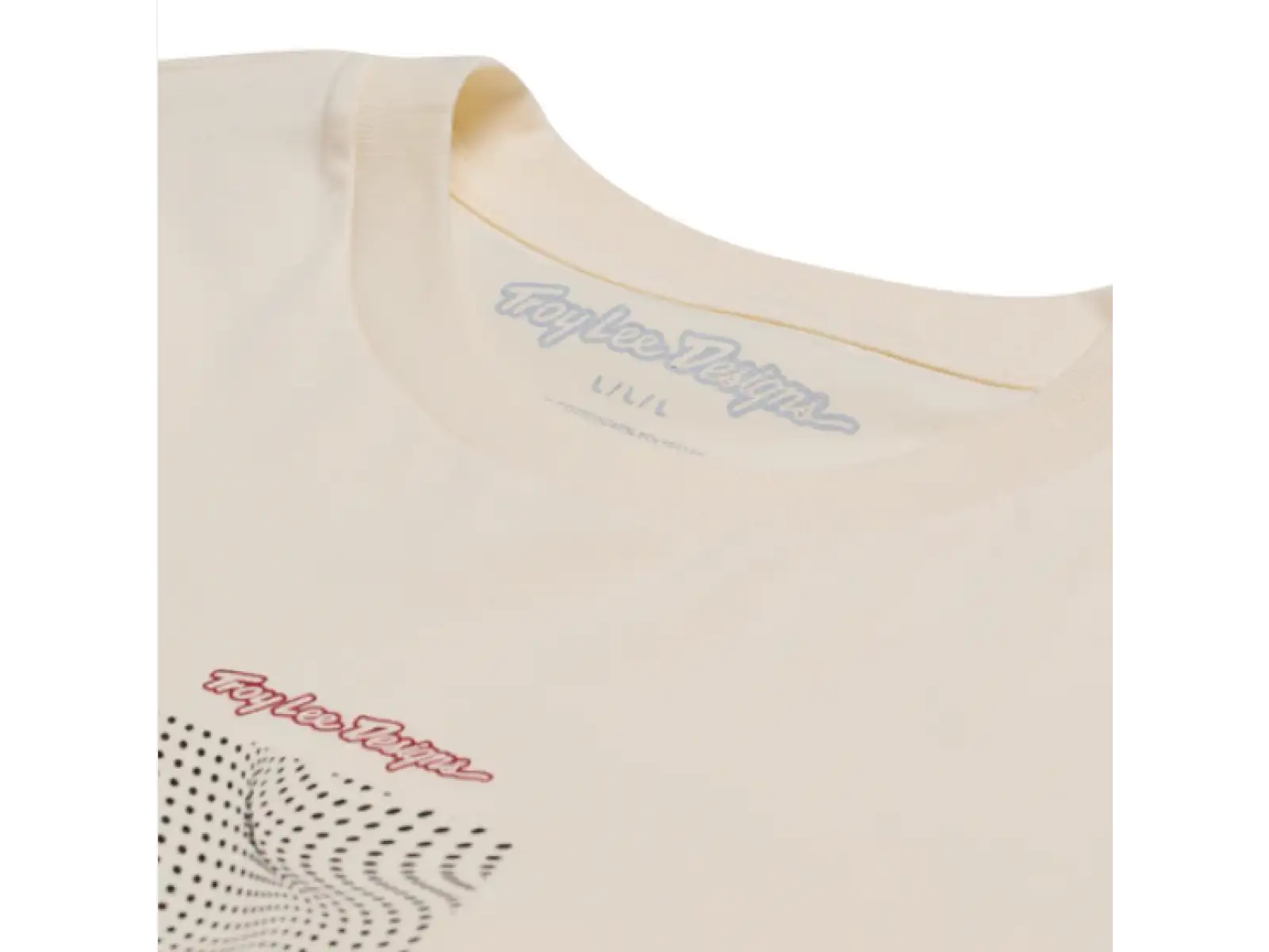 Troy Lee Designs Boxed Out pánske tričko krátky rukáv Vintage White