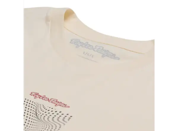 Troy Lee Designs Boxed Out pánske tričko krátky rukáv Vintage White