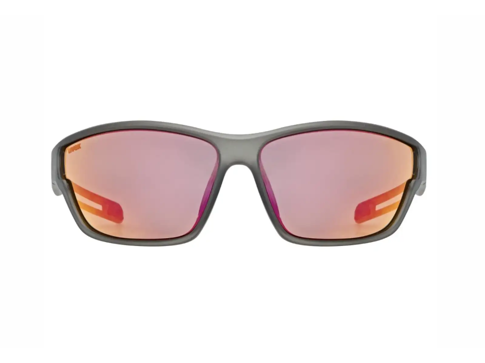 Uvex Sportstyle 806 okuliare Smoke Matt/Mirror Red