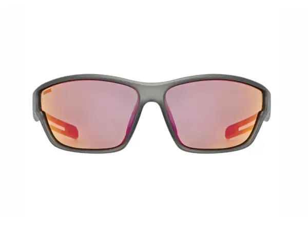 Uvex Sportstyle 806 okuliare Smoke Matt/Mirror Red