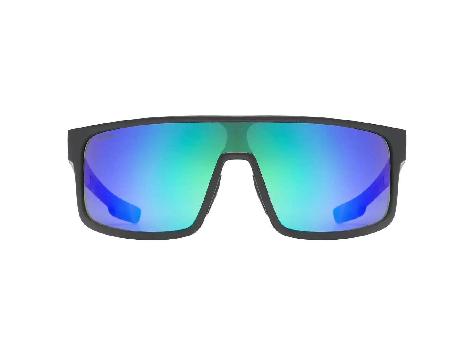 Uvex LGL 51 cyklistické okuliare Black Mat/Mirror Green