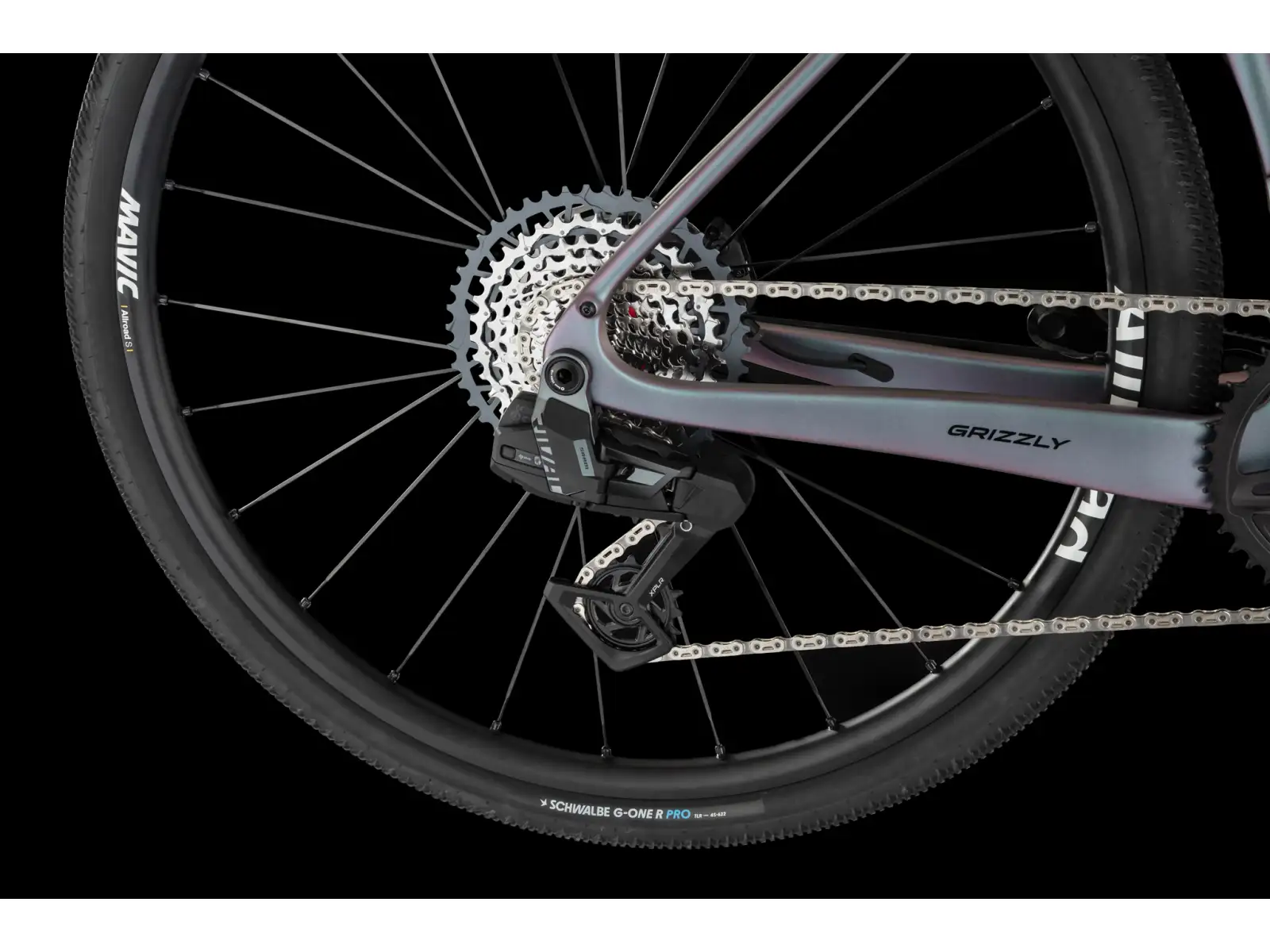 4Ever Grizzly AXS gravel bicykel Titan Rainbow