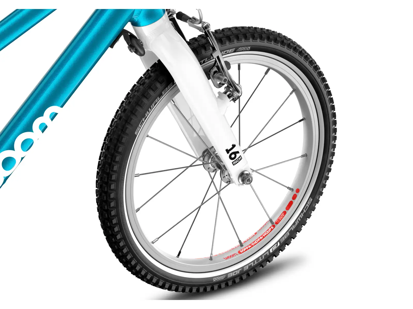 Woom GO 3 Automagic detský bicykel 16" Metallic Blue