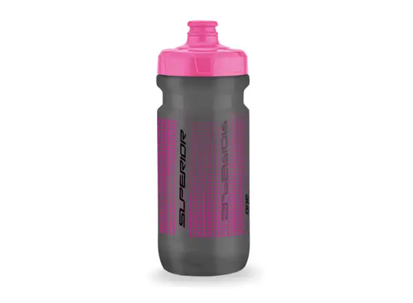Superior big valve bottle 600 fľaša ružová