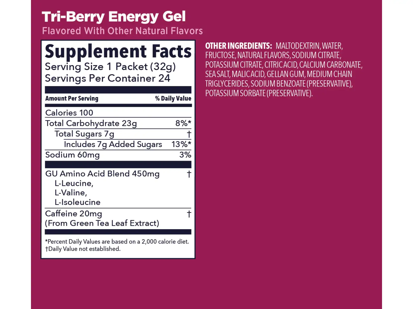 GU Energy Gel sáčok 32 g Tri Berry