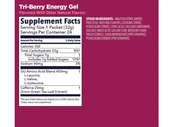 GU Energy Gel sáčok 32 g Tri Berry