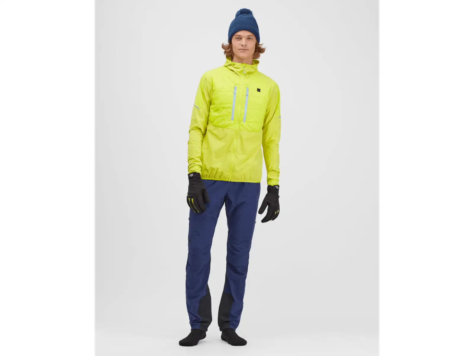Sivini Core pánska bunda lime/blue