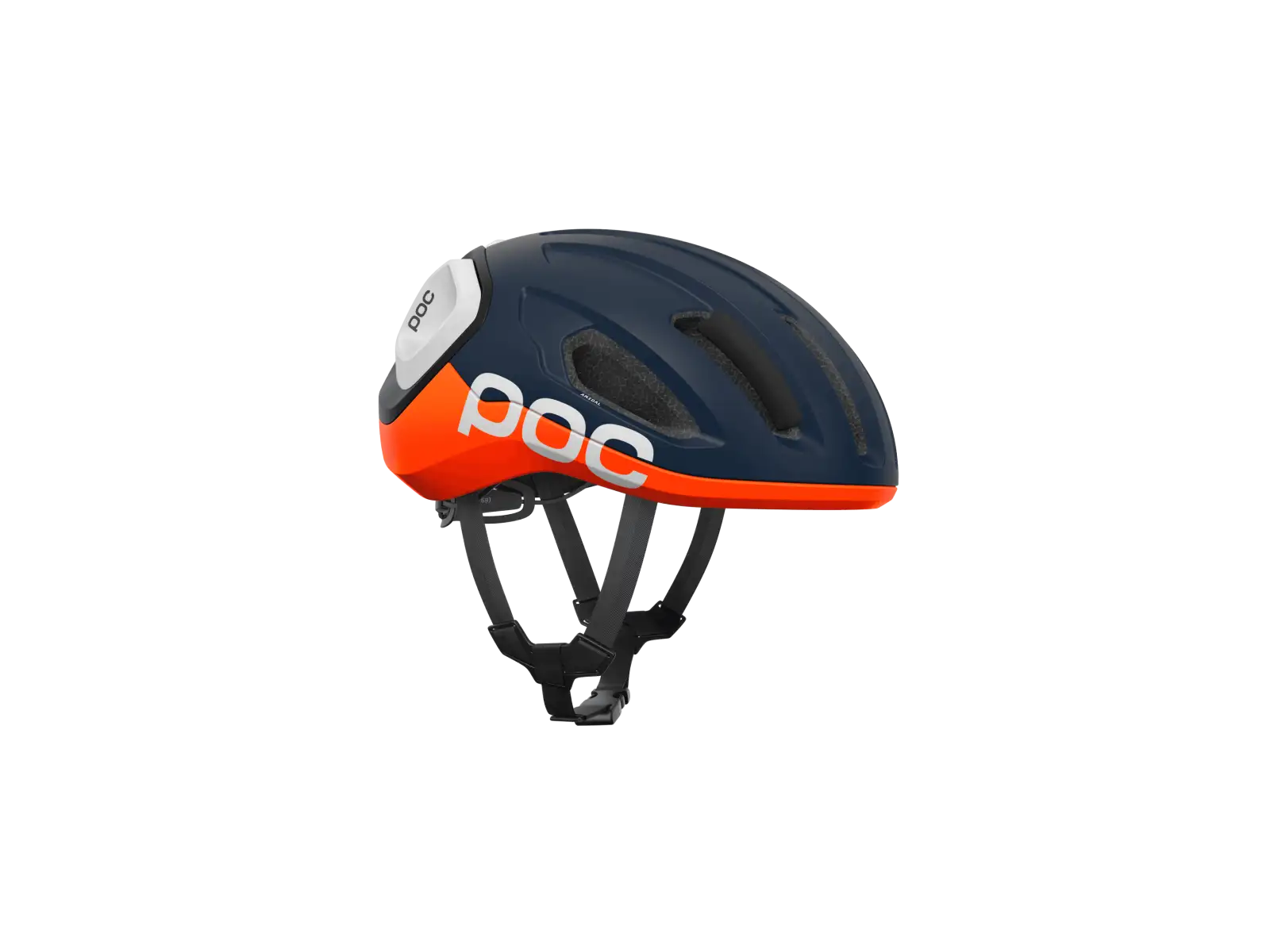POC Amidal cestná prilba Apatite Navy Matt/Fluo. Orange Matt/Hydrogen White Matt