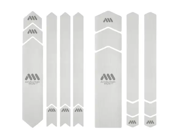 All Mountain Style ochranné polepy na rám Full Clear/Silver