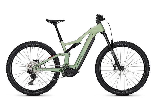 Focus THRON 8 720Wh celoodpružený elektrobicykel Mintgrey matt / Artichokegreen matt
