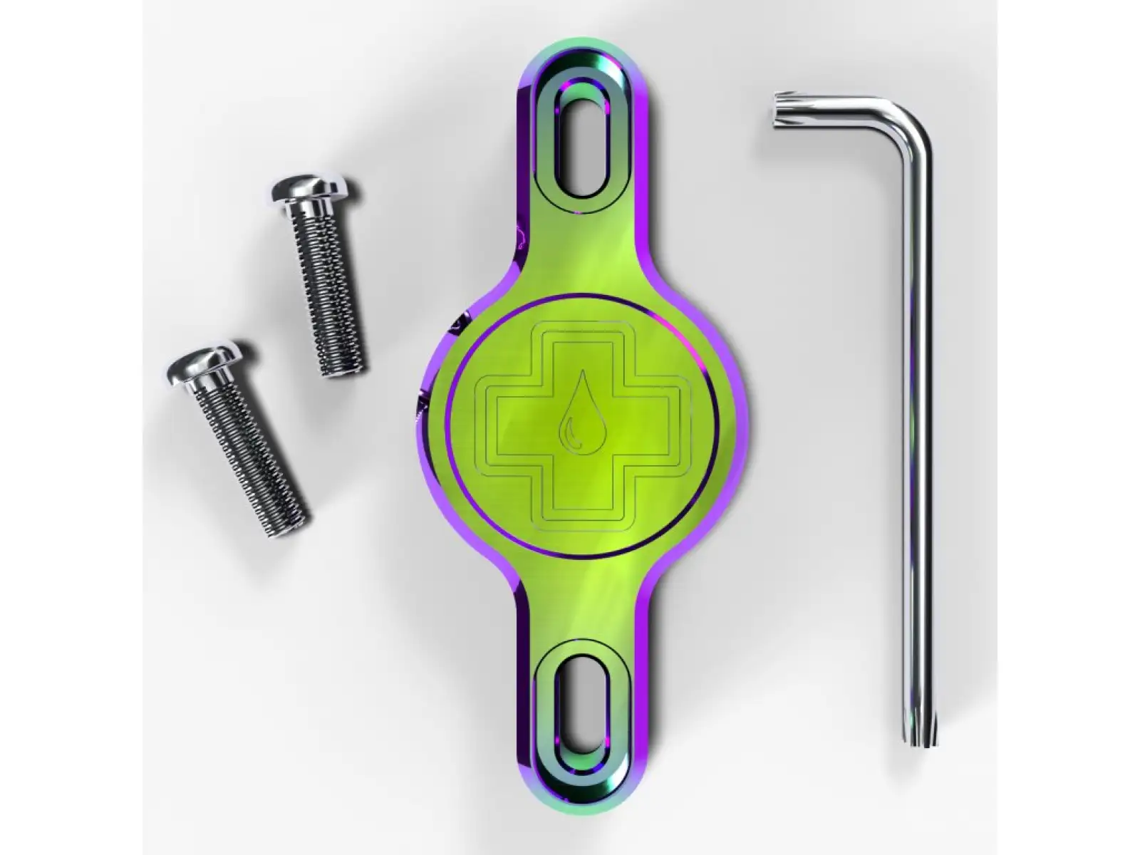 Muc Off Secure Tag Holder 3.0 držiak na GPS lokátor dúhová