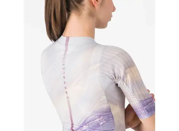Castelli Aero Pro 8S dámsky dres krátky rukáv Multicolor Purple