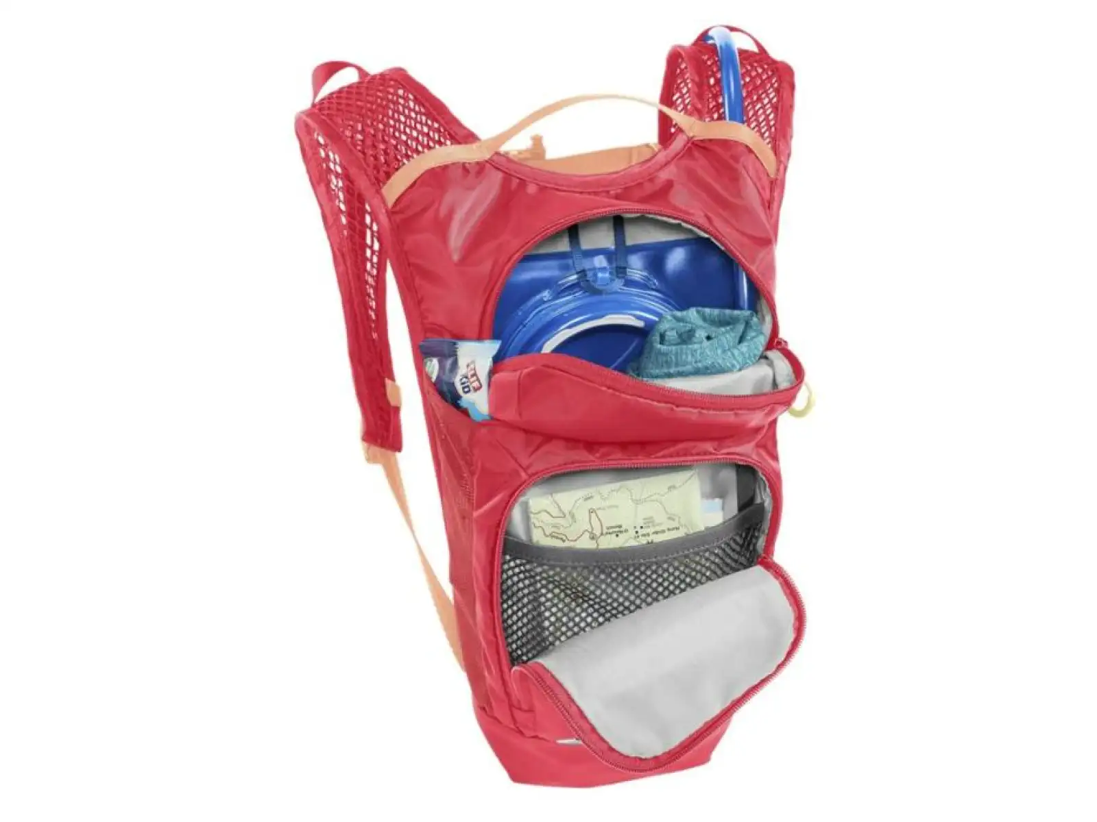 Detský batoh Camelbak Mini Mule 5 l + rezervoár 1,5 l (ružový s kvetinovým vzorom)