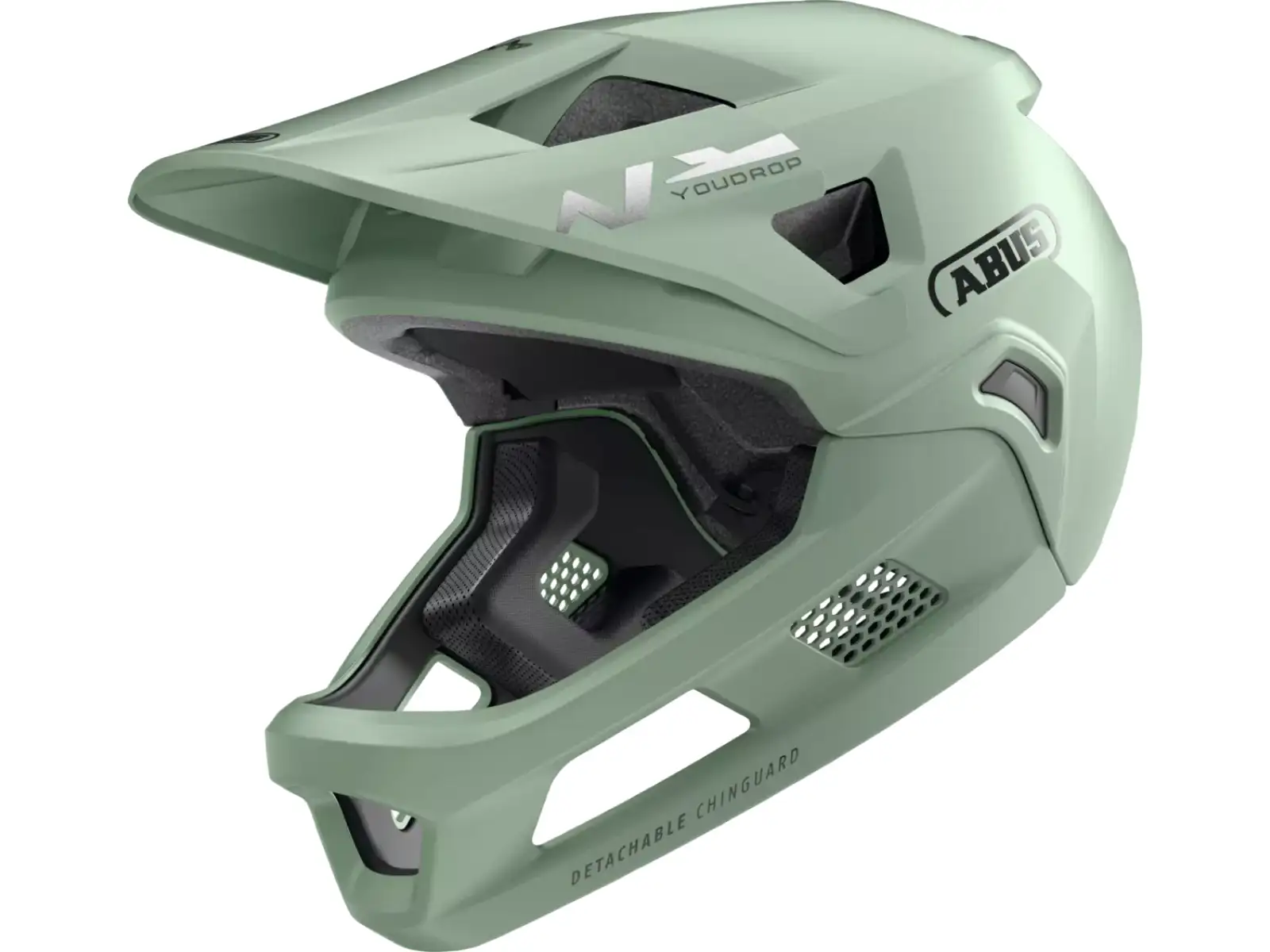 Abus YouDrop FF detská prilba Mist Green