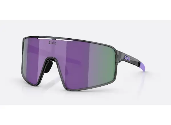 Bliz P001s slnečné okuliare Crystal Black/Grey Purple Multi