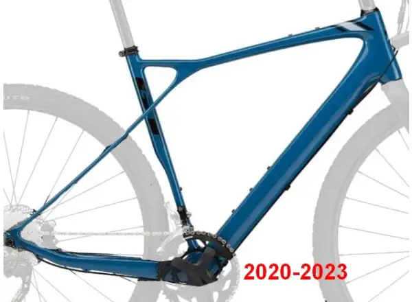 GT Grade Carbon gravel frame BLU