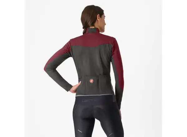 Castelli Perfetto Air dámska bunda Deep Bordeaux/Dark Gray