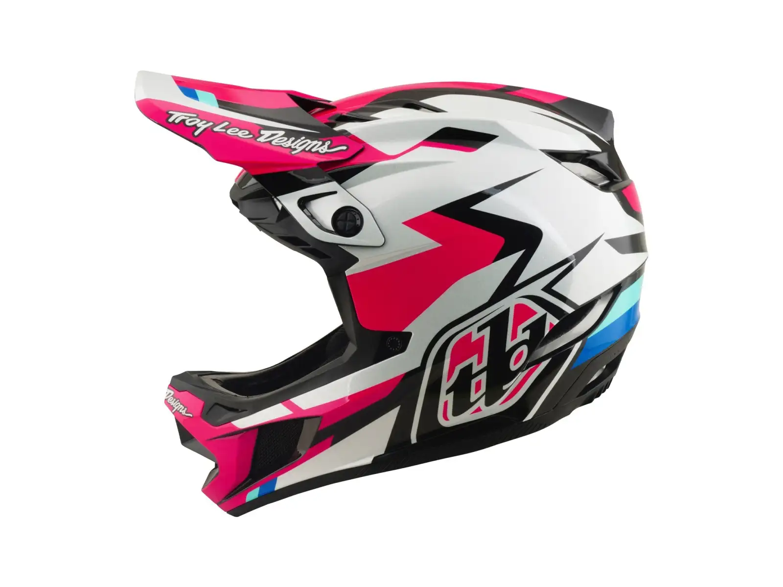 Troy Lee Designs D4 Polyacrylite MIPS prilba Roamer Magenta