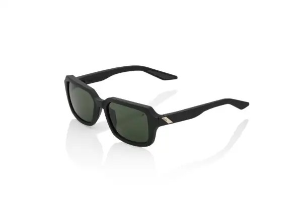 100% Rideley slnečné okuliare Soft Tact Black/Grey Green Lens