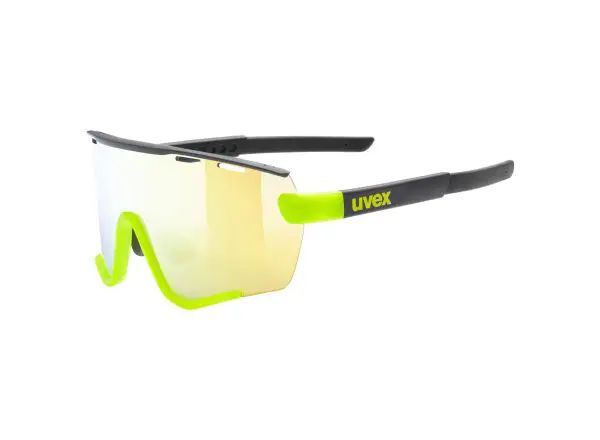 Uvex Sportstyle 236 Set slnečné okuliare Black Lime Matt / Mirror Yellow