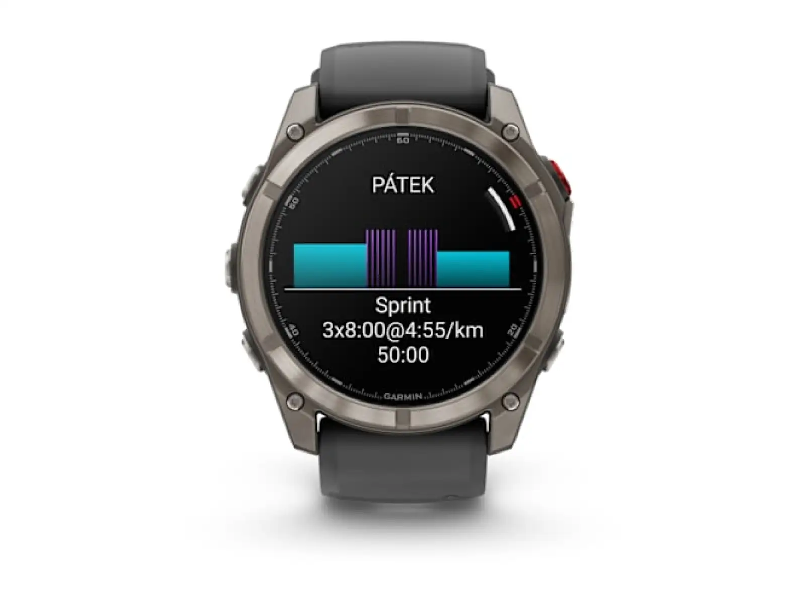 Garmin fenix 8 Pro 51 mm AMOLED Sapphire smart hodinky Titanium Graphite/Black