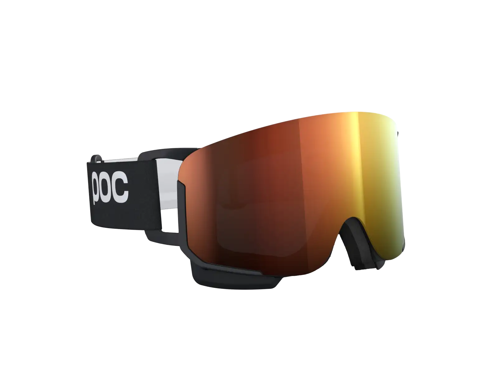 POC Nexal lyžiarske okuliare Uranium Black/Partly Sunny Orange