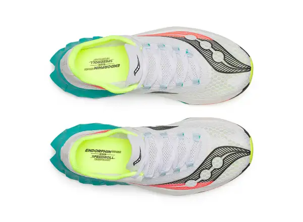 Saucony Endorphin Pro 4 pánska bežecká obuv white/mutant