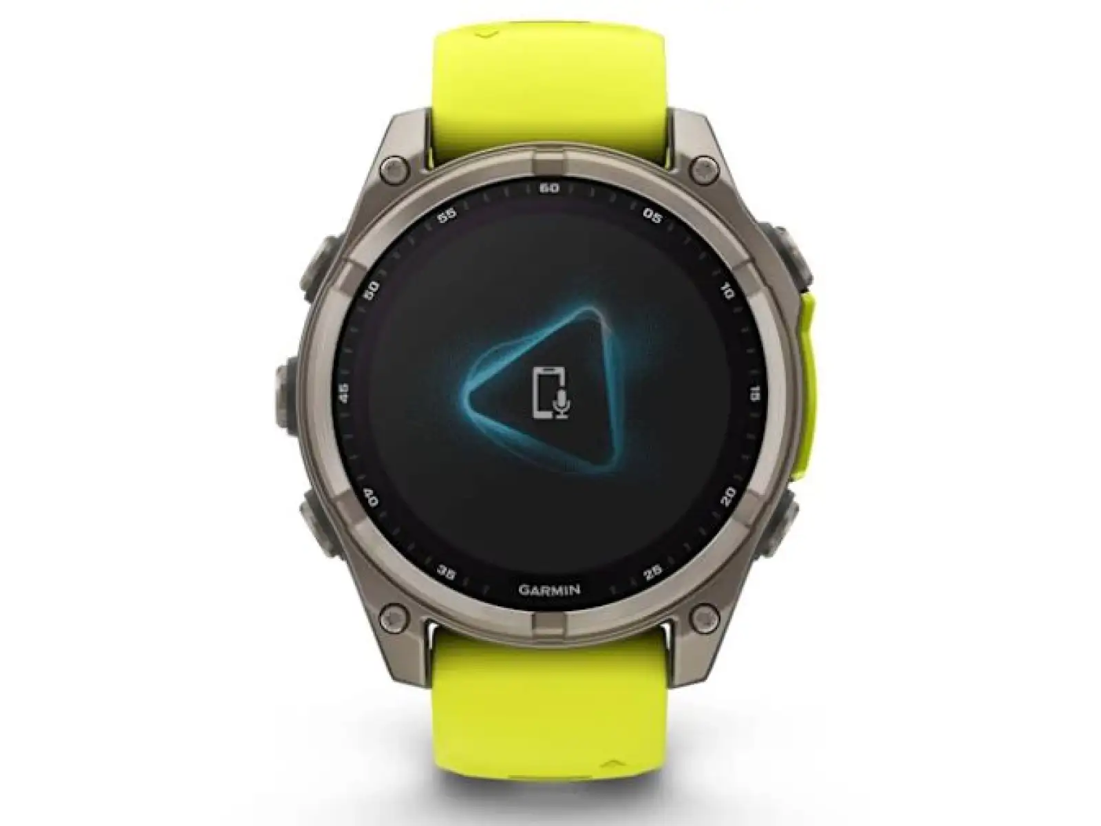 Garmin fenix 8 - 47 mm Solar Sapphire inteligentné hodinky Titanium Yellow/Graphite